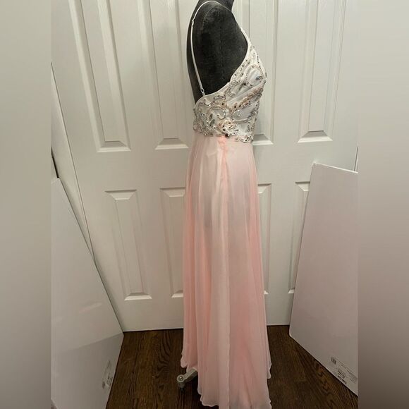 XSCAPE Beaded Maxi Dress Size 6 - Picture 10 of 12